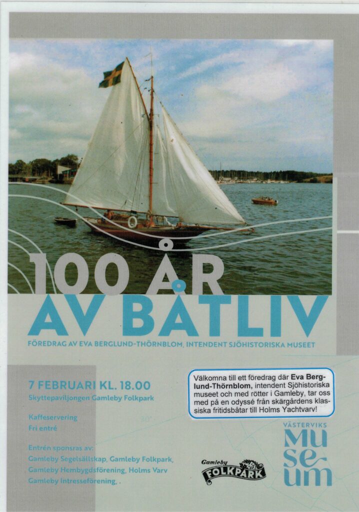 100 år av båtliv affisch